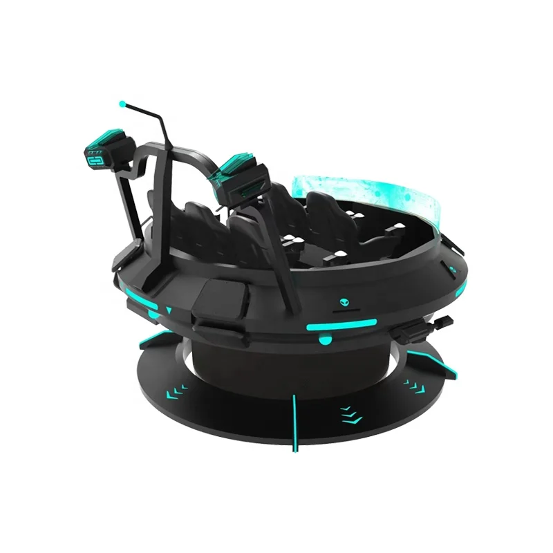 Реальный виртуальный UFO 9D VR стальной кинотеатр Детский образовательный авиасимулятор для игровых домиков и парков приключений