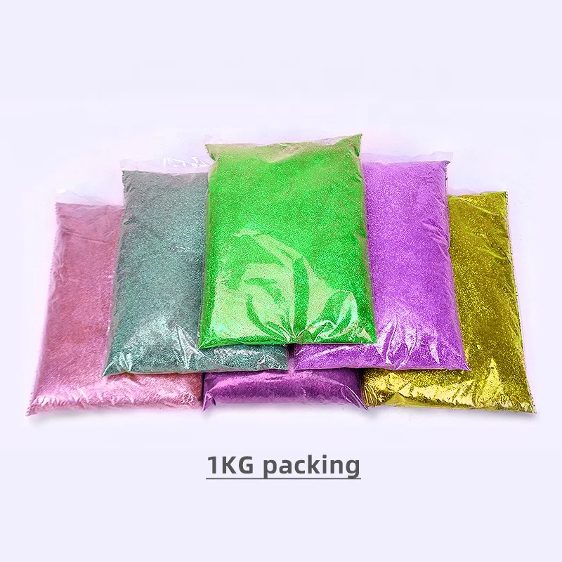 Wholesale Bulk Glitter 1kg Hexagonal Loose Glitter Acrylic Powder Glitter Powder