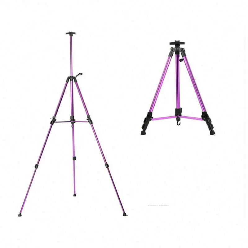 BGLN 51-153cm Mini Easel Drawing Stand Hand Telescopic Sketch Drawing Frame Art Supplies Small Colorful Aluminum Alloy Metal