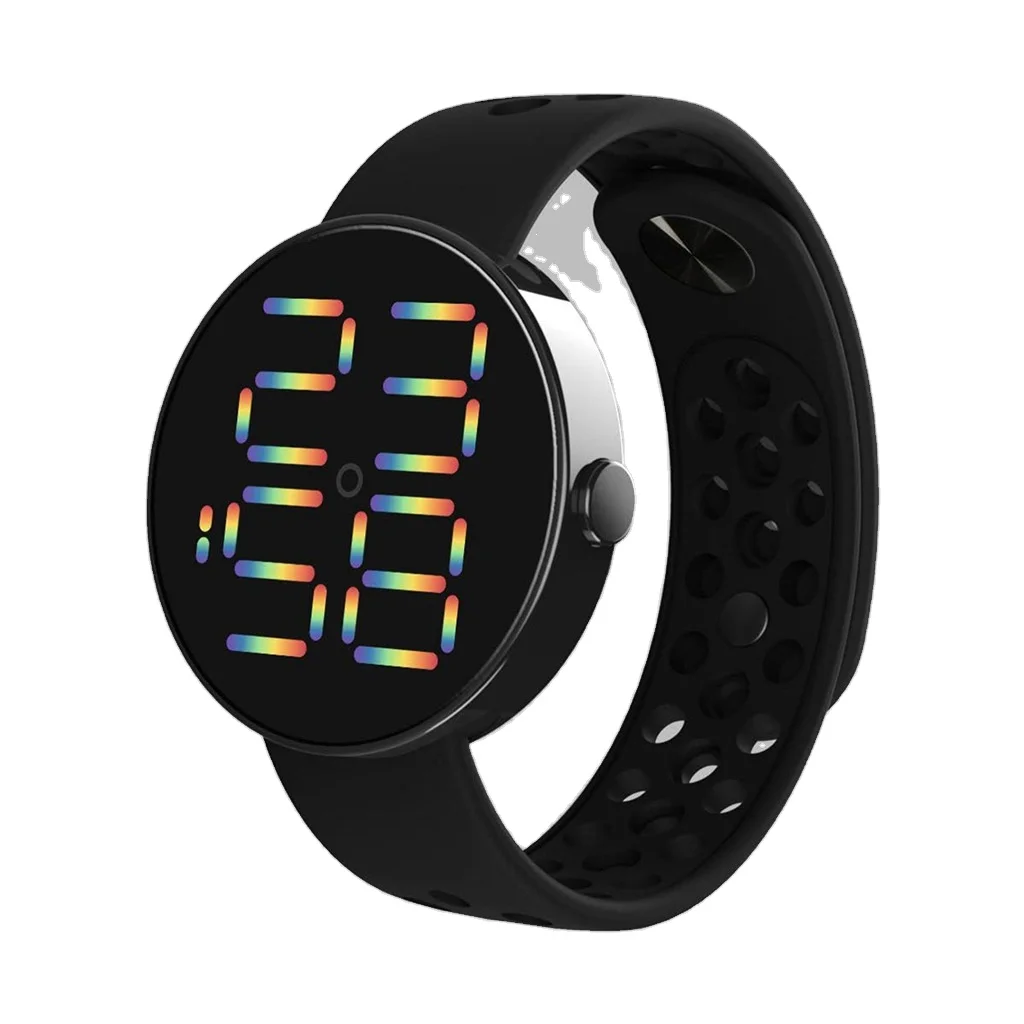 Fashion Digital Watch Clock top unusual futuristic showcase Led Electronic Wristwatch