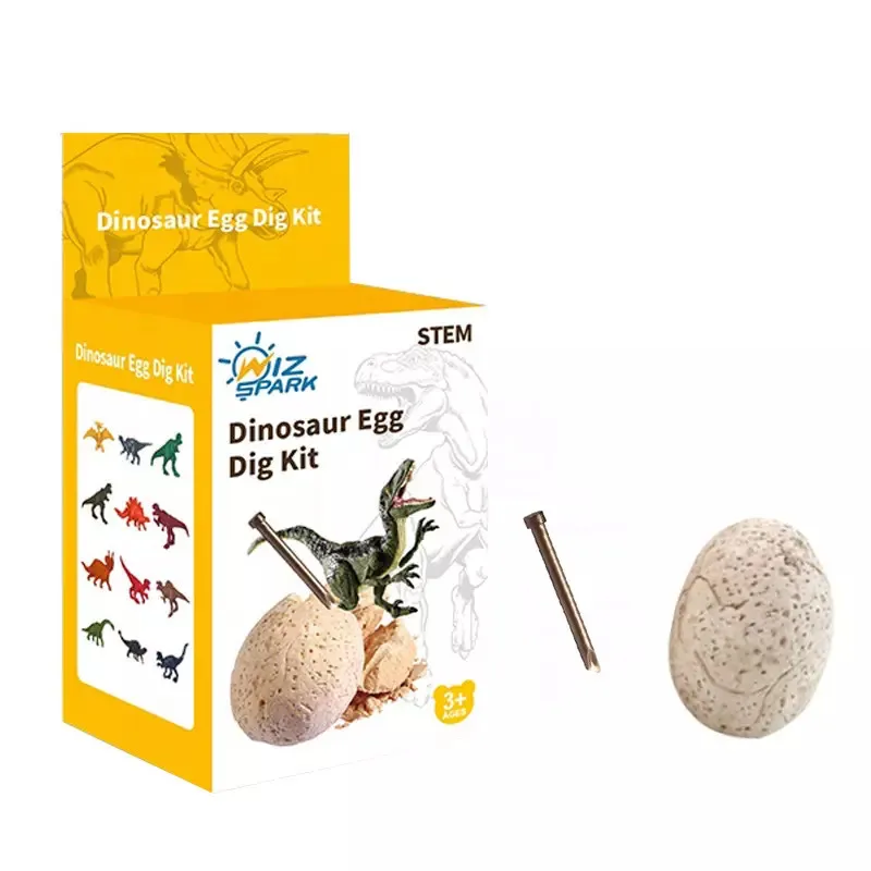 Kid Science huevos de dinosaurio dino dinosaur egg fossil dig kit dinosaur egg juguetes toy found for kids educational toys 2022