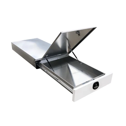 Hofast 1.4M Sliding Drawer Aluminium Slim Drawer Box For Including Outdoor Activities, Vehicle Modifications, Home Use