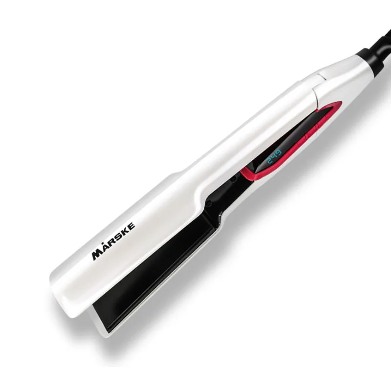 
480F PTC Ceramic Tourmaline LCD Display Titanium Plate Ionic Hair Straightener Curling Electric Flat Iron 