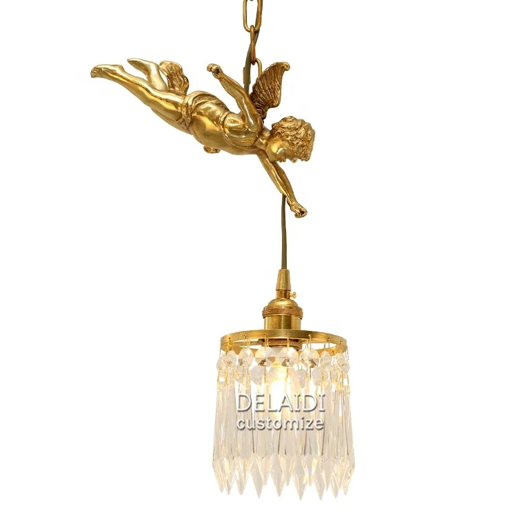 Moroccan brass chandelier pendant lights fixture cristal lustre living room dining room bedroom hanging lamps