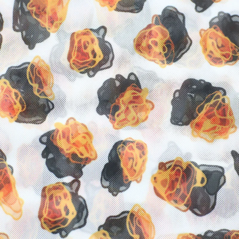 Cut Service Quick-Dry Fabric Custom Digital Print Mesh Fabric