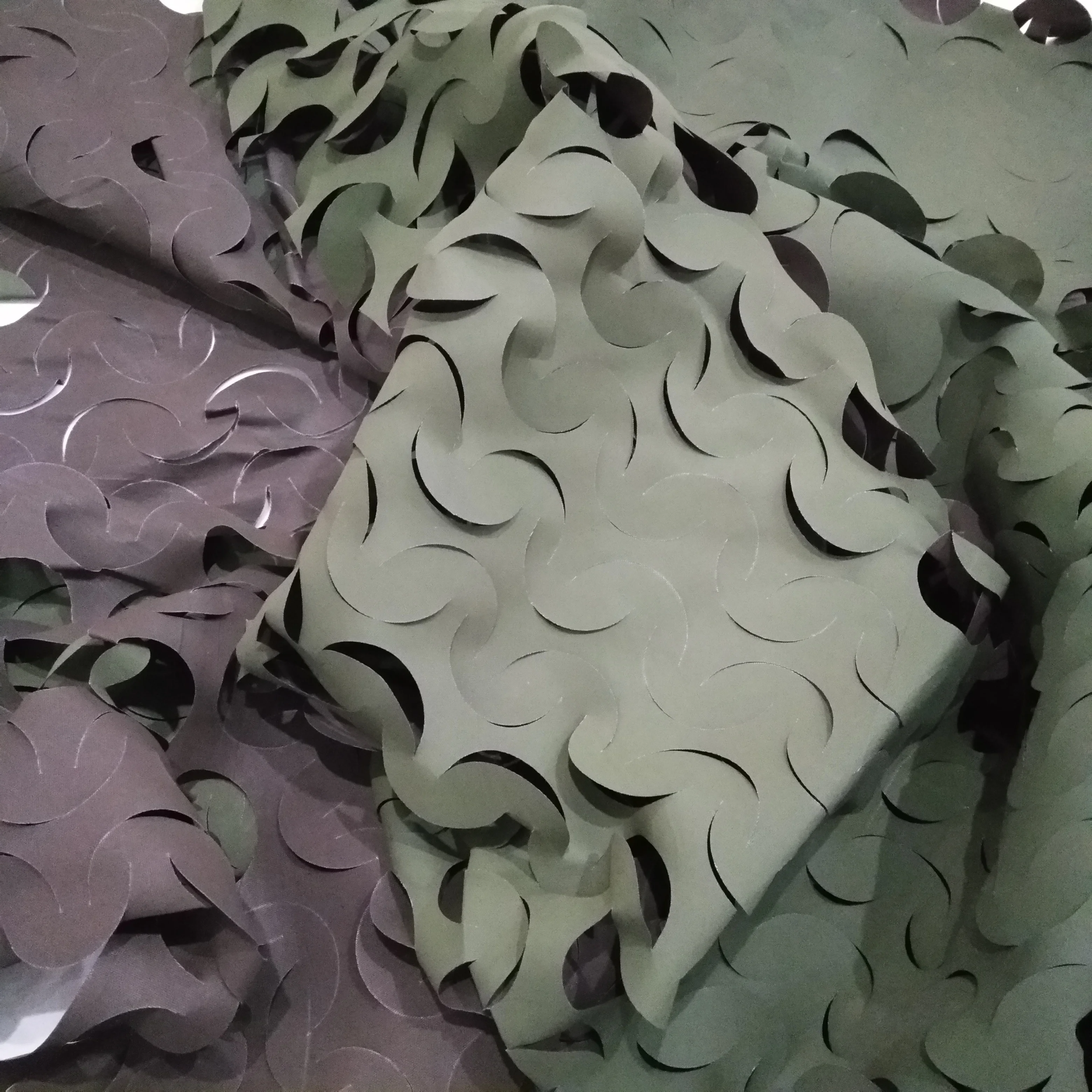 Hunting Blind Camo Net leaf-like foliage camouflage net Green+brown double color camo netting