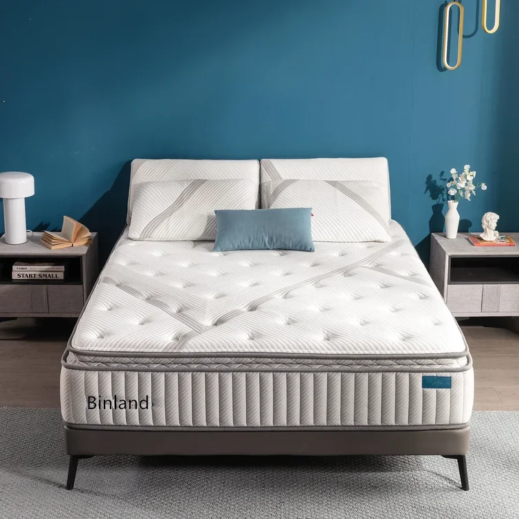 King Twin queen Size Bed Double Sleeping Well Single Double pillow top Memory Foam Pocket Spring Mattress mattresses price
