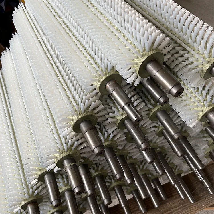 Industrial Customized Food Cleaning and Peeling Nylon Brush Roller for Machine