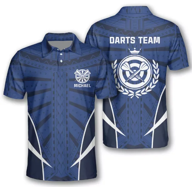 Custom Logo Man Sublimation Dart Shirts
