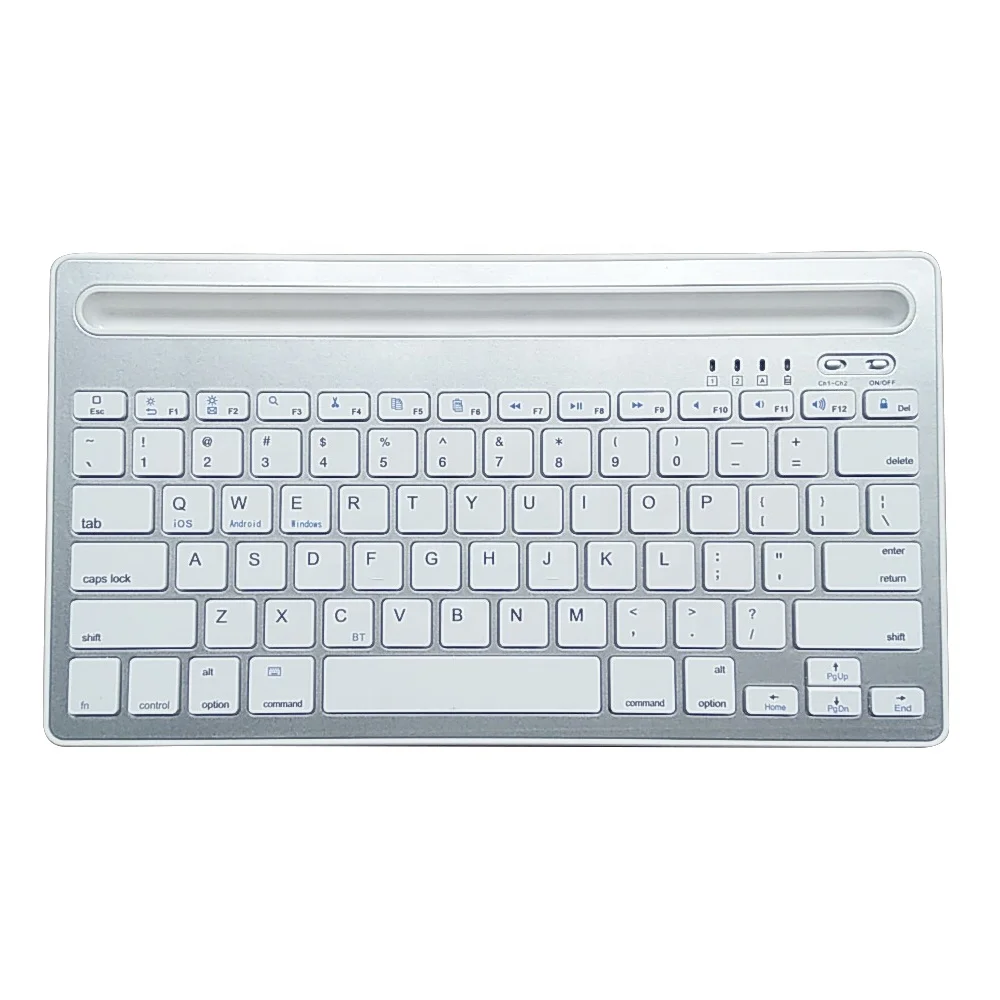 NEW Blue  tooth Wireless Keyboard with holder Notebook Tablets Laptop coumpter Pad keyboard rechargeable
