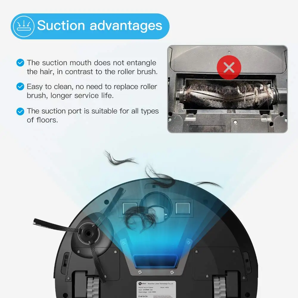 
Portable mopping mini smart automatic robot vacuum cleaner with wifi function 