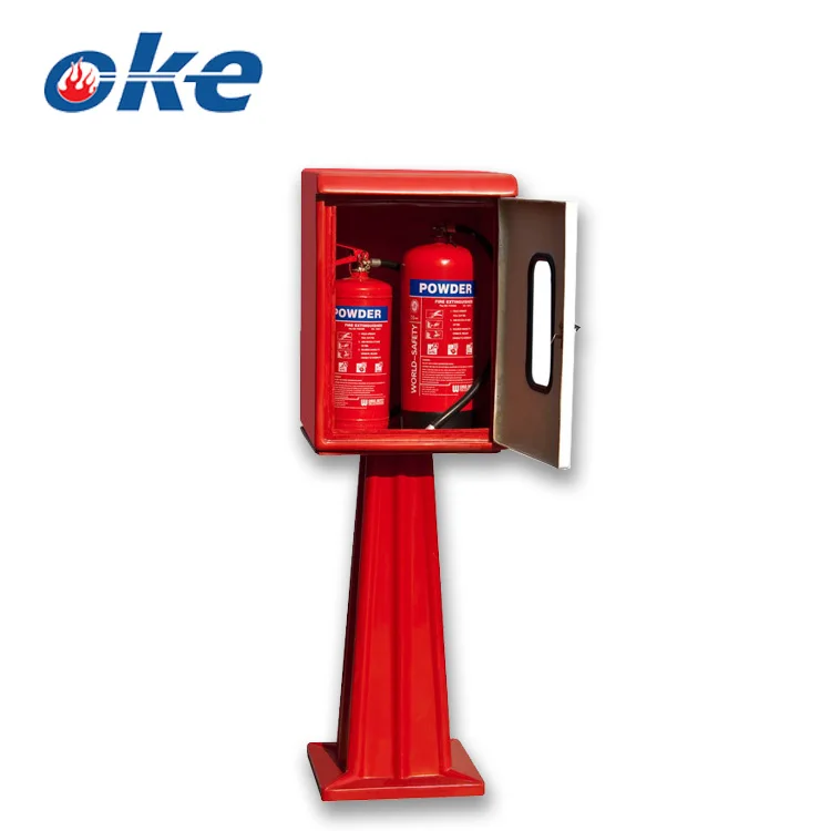 Okefire High Quality Extinguisher Hose Reel Fiberglass Fire Cabinet