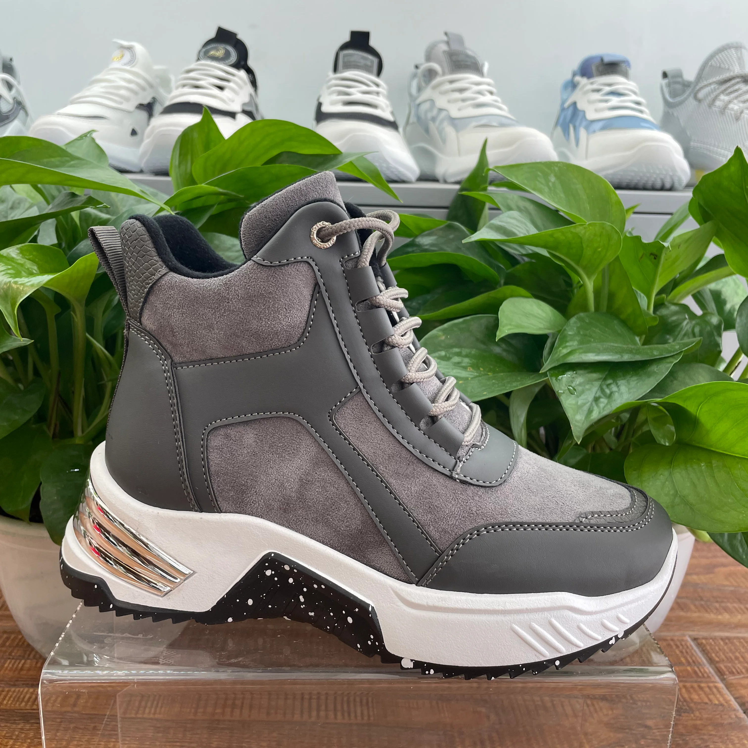 PU women Boots Winter with Fur Super Warm Snow Boots Women Winter Work Casual Shoes Sneakers  Ankle Boots women