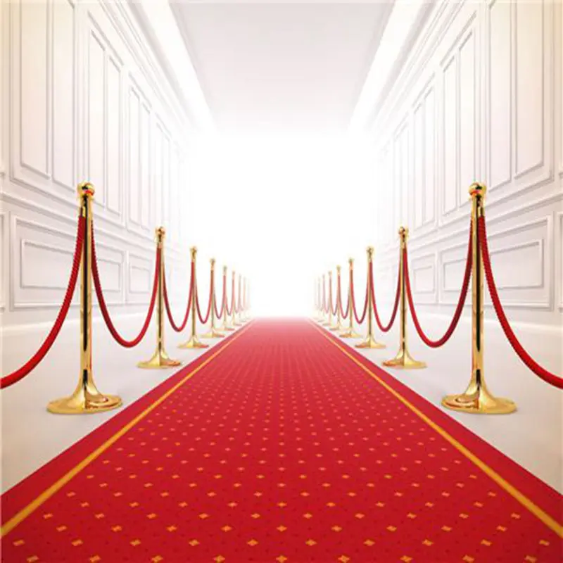 Factory price exhibition red patterned carpet colors for stair