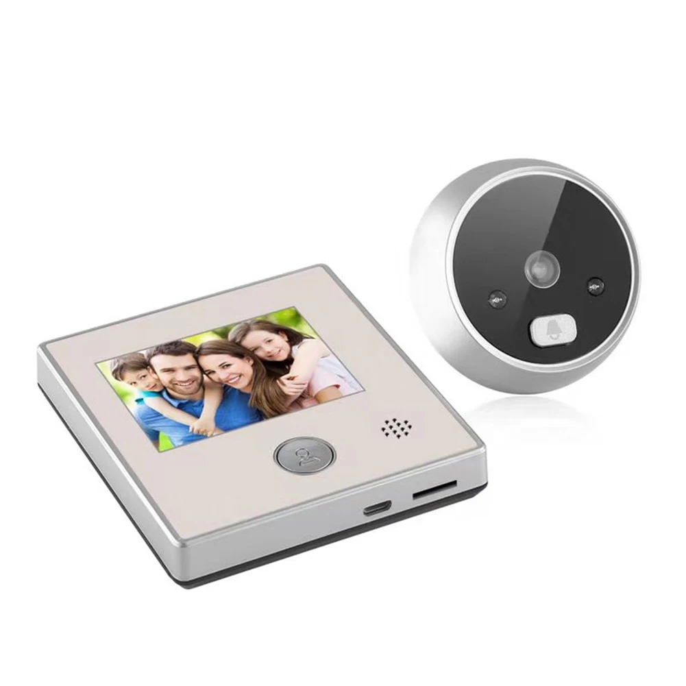 2.8 Inch LCD 1.3MP Digital Video Doorbell Night Vision Electronic Door Peephole Viewer Video Camera Door Bell for Home Security