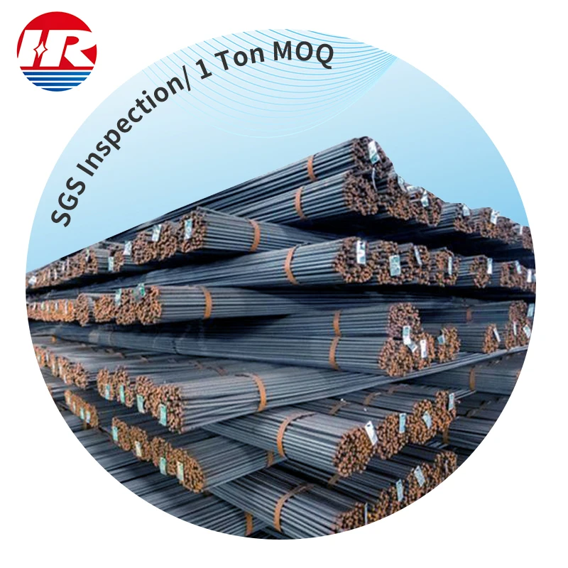 B500b Rebar  Ribbed Thread Construction Iron and Carbon Steel Turkey Rebar 6MM  Round TMT Deformed Bar Rods Prices Price