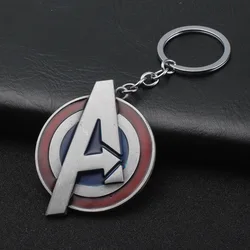 wholesale Hot selling self-defense keychain Marvel Thanos  fist keychain Avengers car pendant metal keychain