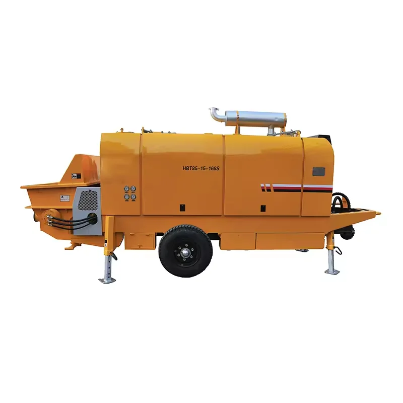 Прицеп установлен бетононасос HBT80 для продажи