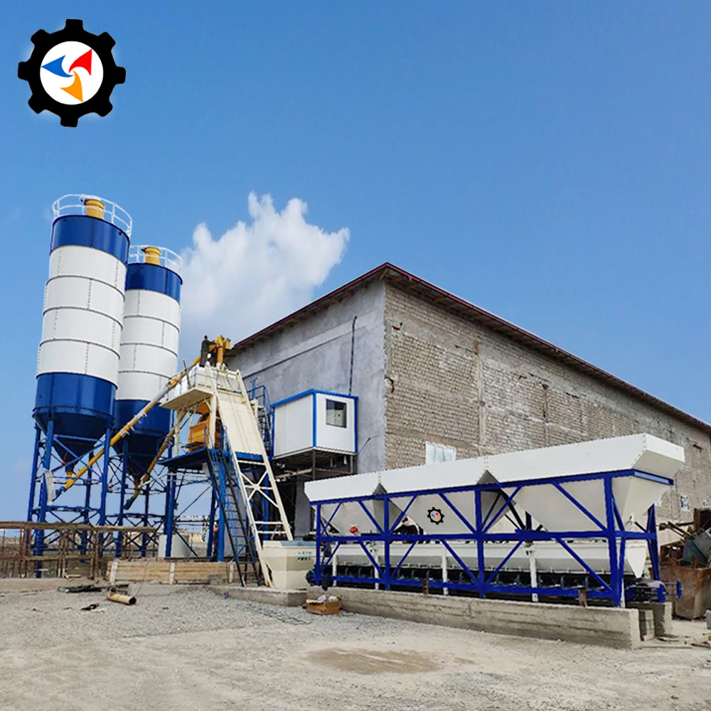 Automatically Operation Mobile Concrete Batching Plant/concrete mixer plant