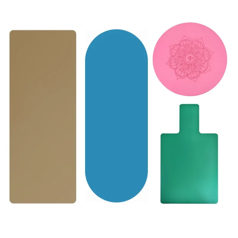 Non-Slip 6mm Home Gym Fitness Micro Suede Yoga Mat Yoga Matt TPE 183x61cm