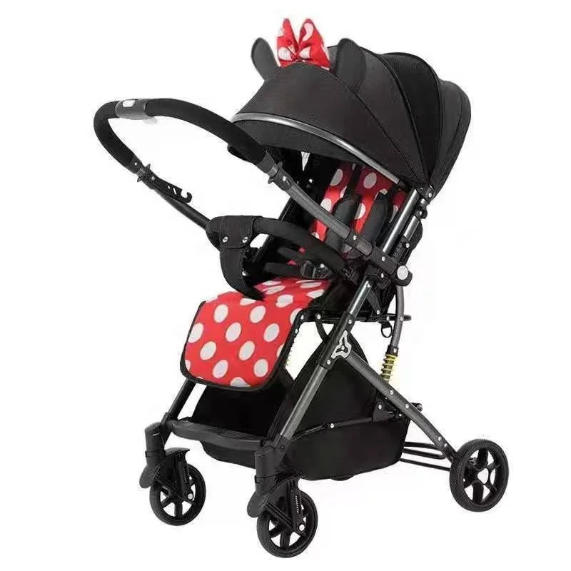 Modern multifunctional luxury portable new born infant sleeping prams foldable cart baby stroller for 4 in 1 car set