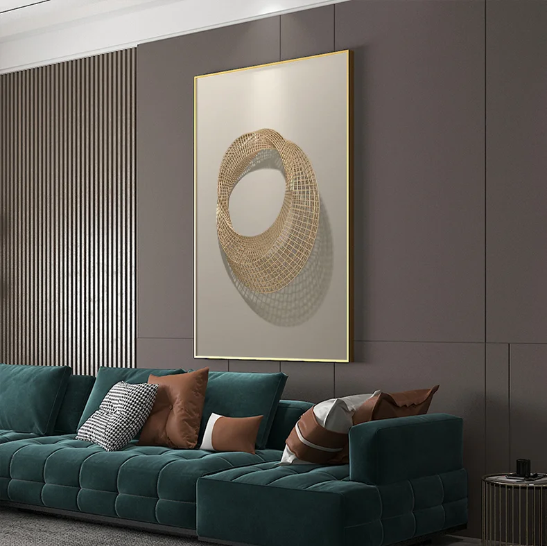 Minimalist Painting Abstract 3D Stereo Wall Decor Art  Home Decor Vertical Hanging Wall Art Canvas