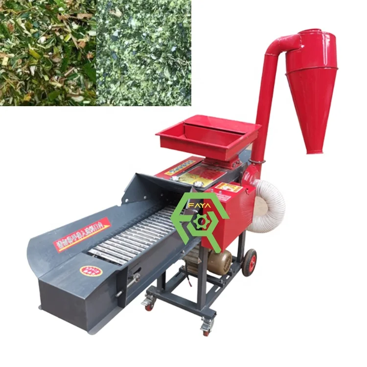 Multifunctional corn stalk/pasture/peanut seedling/bean straw shredder grain crushing machine