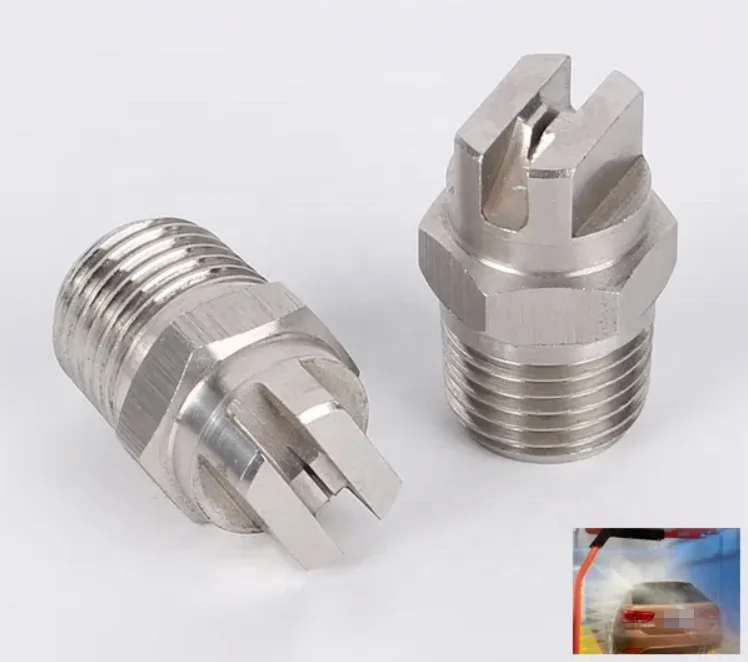 1/4' 65 Degree 304SS High Pressure HU HVV Flat Fan Jet Spray Nozzle For Orbit
