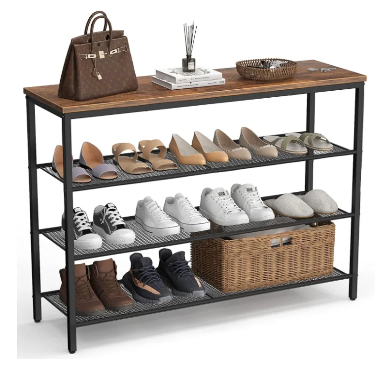 Best-selling Solid Living Room Three-story Shoe Rack Modern Fashion Industrial Corner Table
