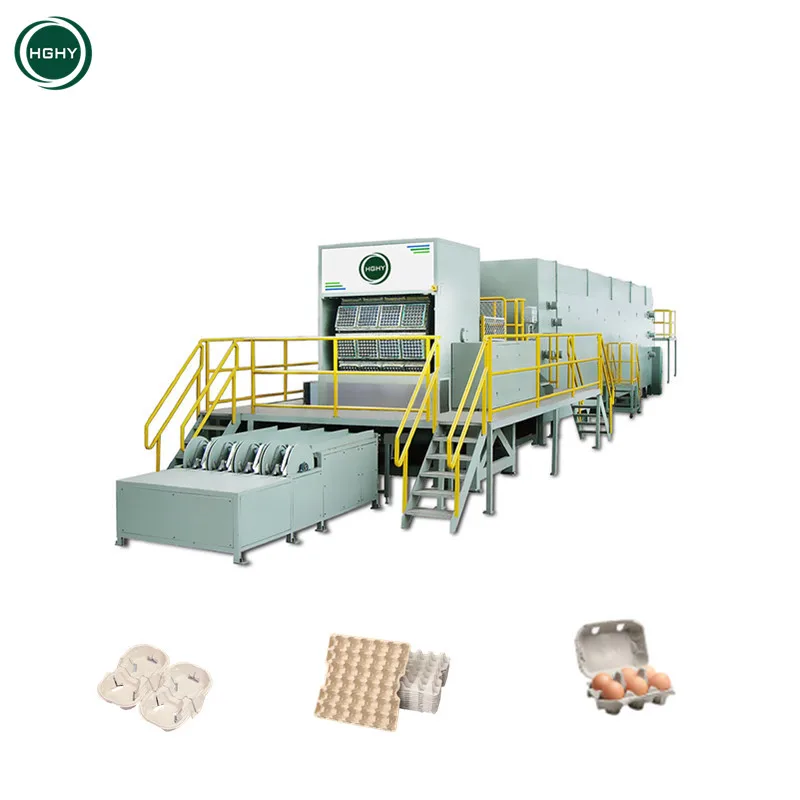 Машина для формовки целлюлозы, машина для производства лотков для яиц, полностью автоматическая машина для переноски бумаги, линейка продуктов