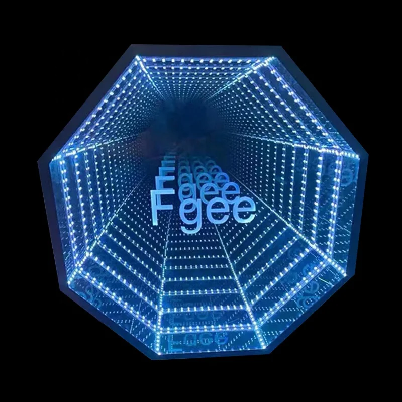 Melaleuca Light word Magic mirror 3D Infinity Mirror Neon flexible light strip super long bright sign bar party special