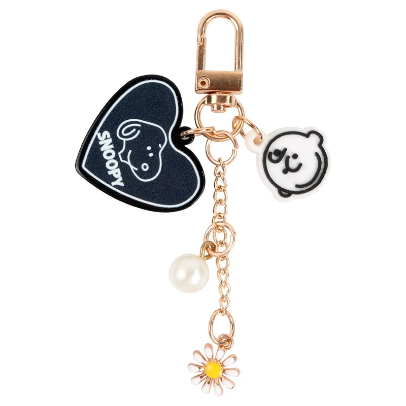 
Shtone Custom Design Snoopy Keychain Hard Enamel Metal Keyring for Sale 