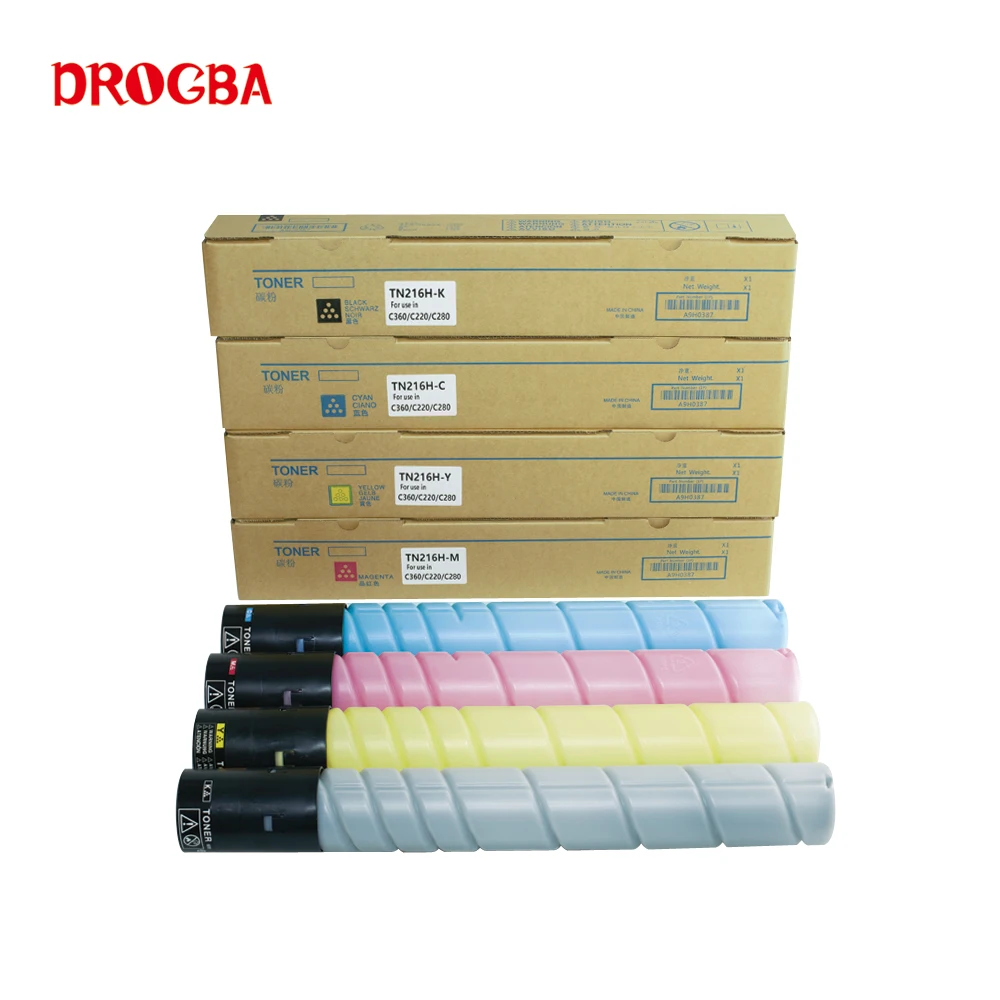 Yangge Best Price High Quality Compatible TN216 TN321 Color Toner Cartridge for Konica Minolta Bizhub C220 C280 copier toner