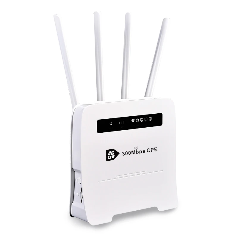 R102VE voice Volte voip Carrier Aggregation 300M CAT6 4G LTE CPE WIFI Router with sim card slot