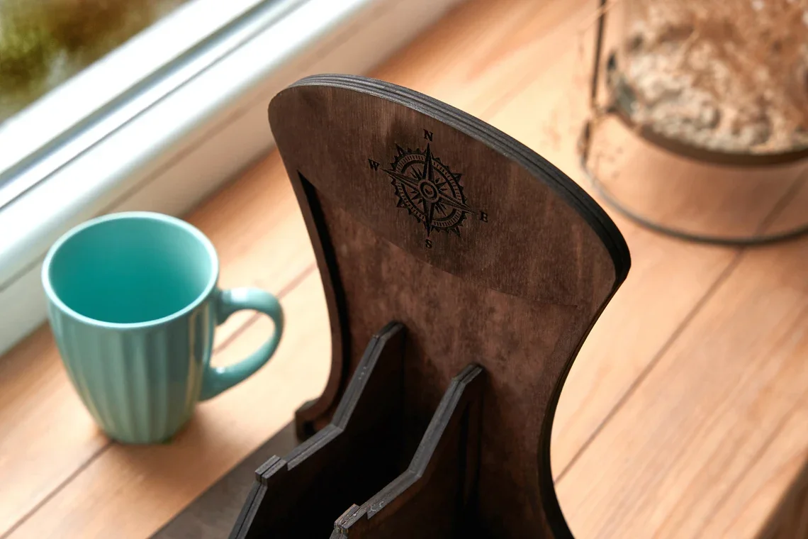 Hot Sales Wood Headset Holder Desktop Decoration Pc Gaming Controller Controller and Headset Stand