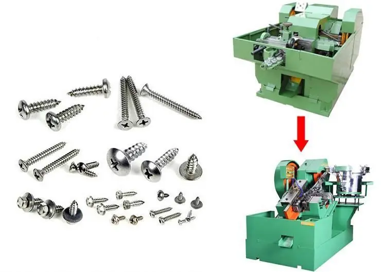 High speed Screw Nut bolt making machine with cold heading machine
