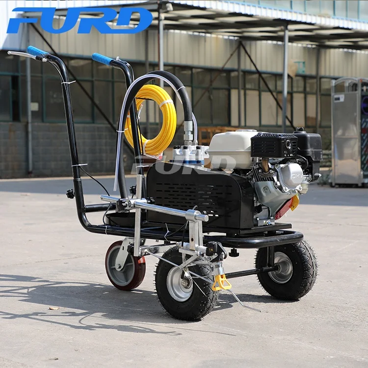 Cold Spray Parking Lots Painting Traffic Line Road Construction works Road Marking Machine Foe Sale Gas Engine Walkways In Stock