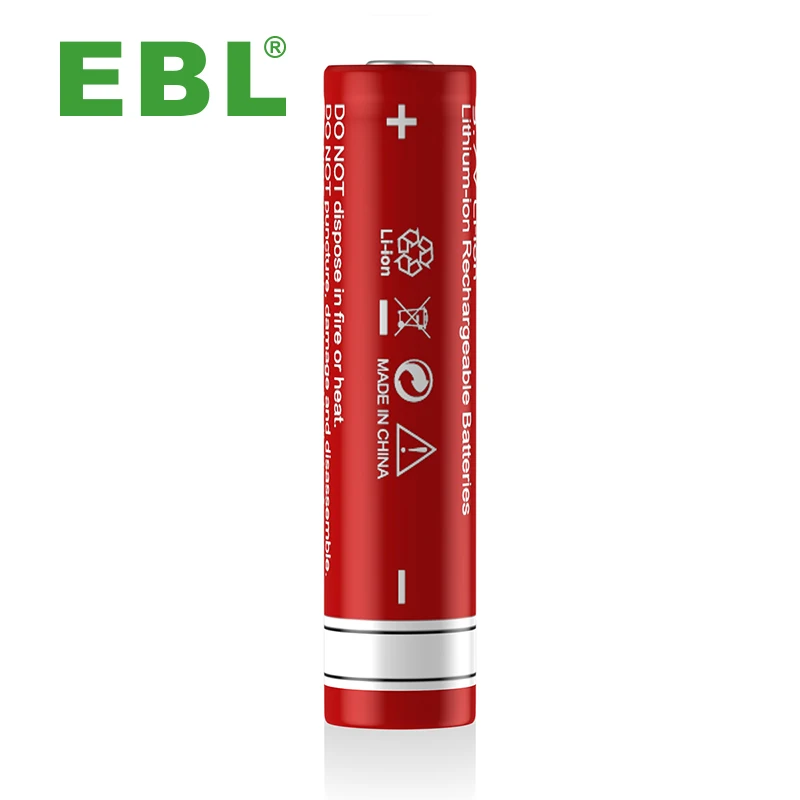  Литий-ионные перезаряжаемые аккумуляторы EBL 10440 350 мА/ч 3 7 в для светодиодных фонариков