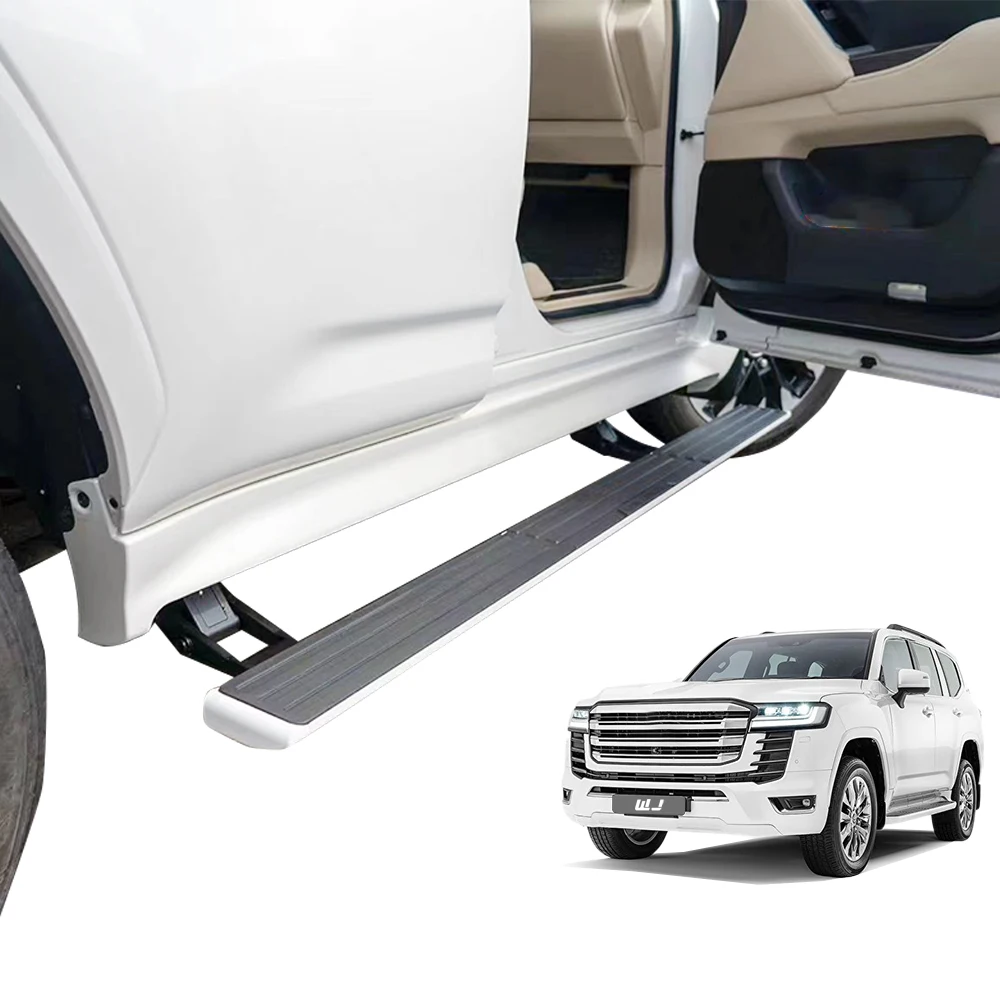 Super Price LED lights Car Padel sideSteps Electric Retractable Running Boards for 22-23 Toyota Land Cruiser LC300