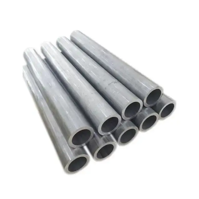 Nickel Base Alloy Pipe 2 Inches Galvanized Steel Clamp PVC Cuert Half Pipe Balcony Railing Polishing Aluminum Alloy Round Pipe