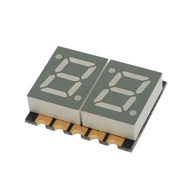 Jstronic mini size smd 7-segment SMD display 0.28 inch 2 digit white red blue color LED display
