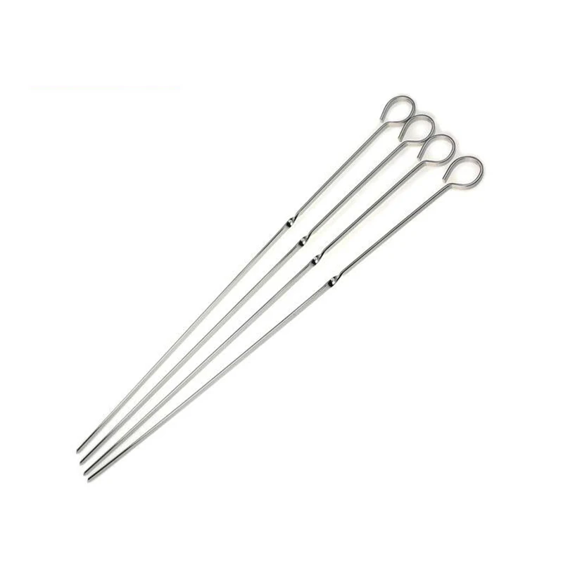 
ECO-Friendly Stainless Steel Long Metal BBQ Kebab Skewers BBQ Skewers 