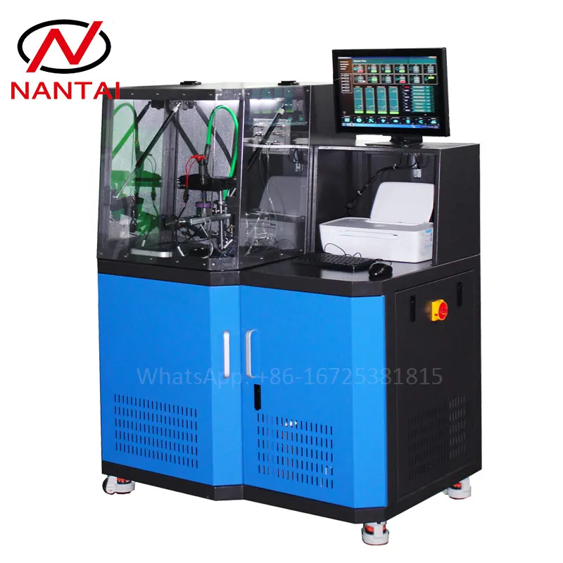 NANTAI NTI1000 NEW Design Diesel Injector Nozzle Test Bench Tester Common Rail Injector Test Bench with Printer QR Coding BIP