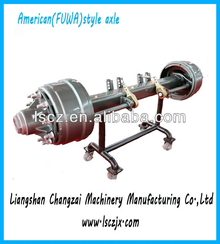 Tractor Trailer parts13T heavy duty axles for sale