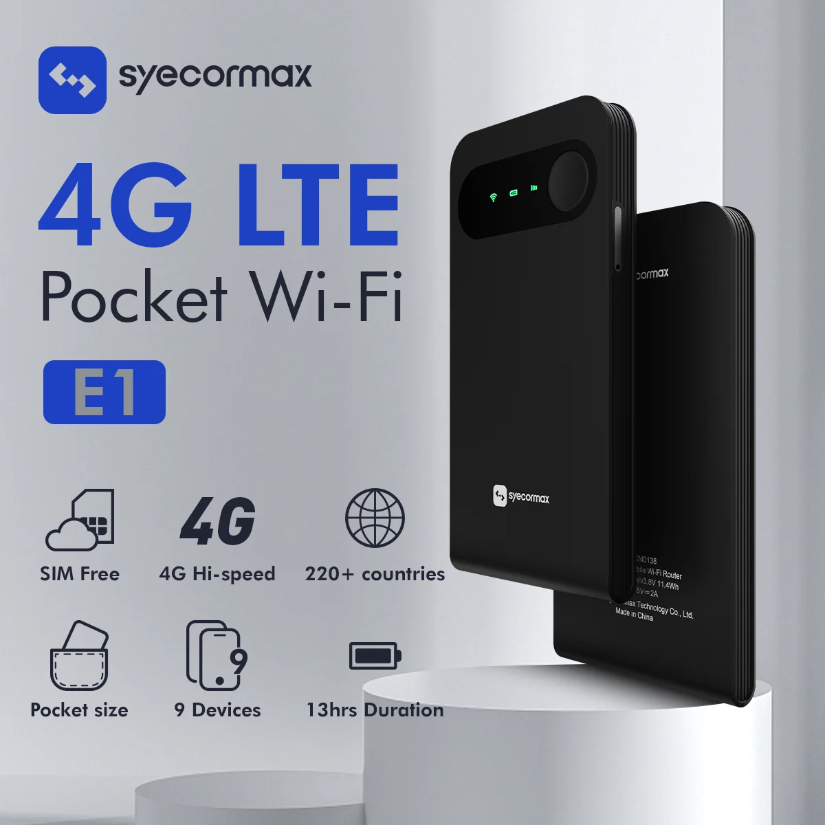 Портативный Wi-Fi точка доступа eSIM Мобильный маршрутизатор-предоплаченные мобильные тарифные планы с сертификацией 9001 ISO