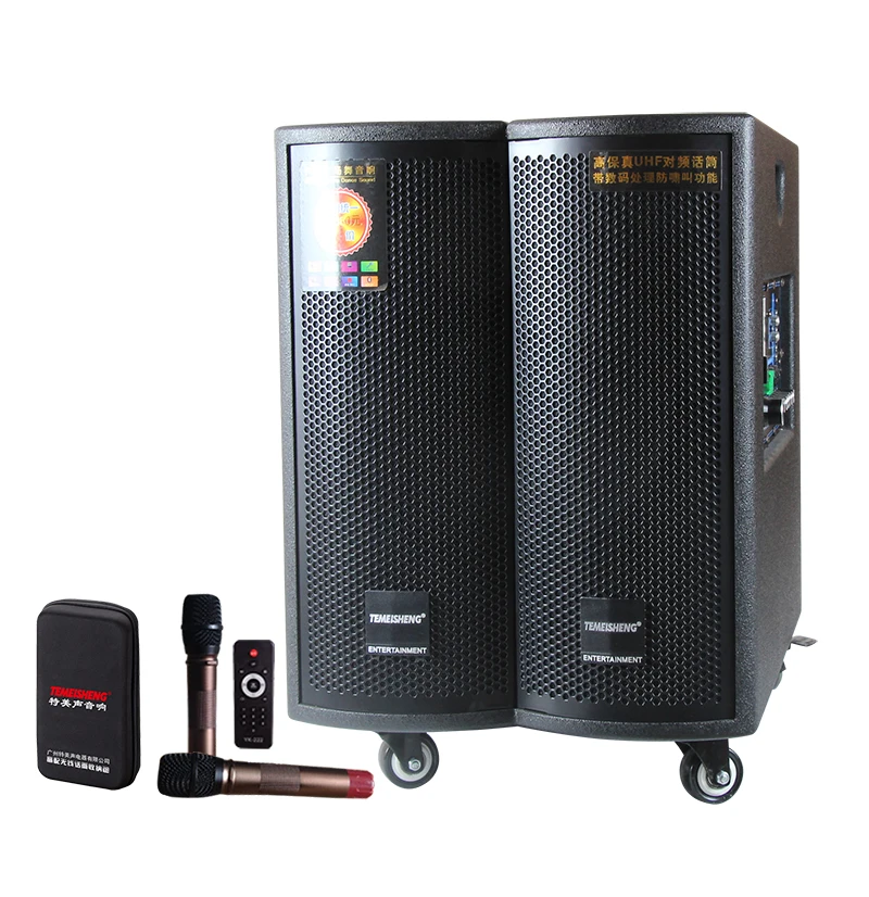 caixa de som via bluetooth 12 inch 100w tws portable bluetooth speaker with wireless microphone