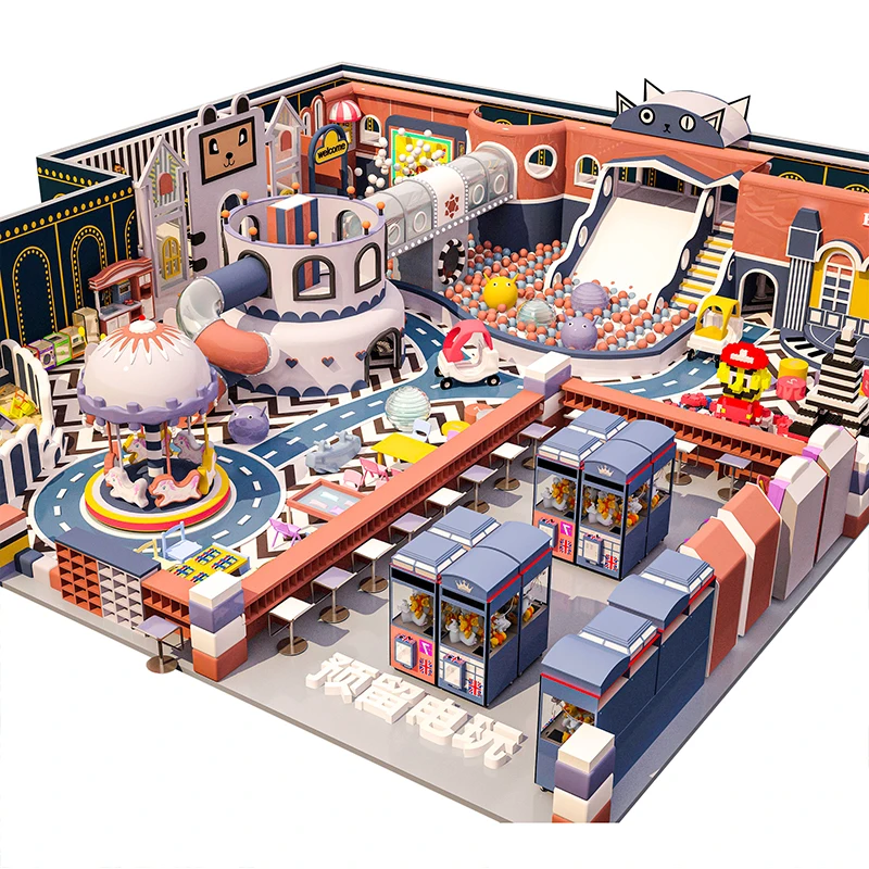 Jungle Children Play Area Kids Indoor Playground Equipment Of Commercial Indoor Playground Slide Set Soft Play For Toddler