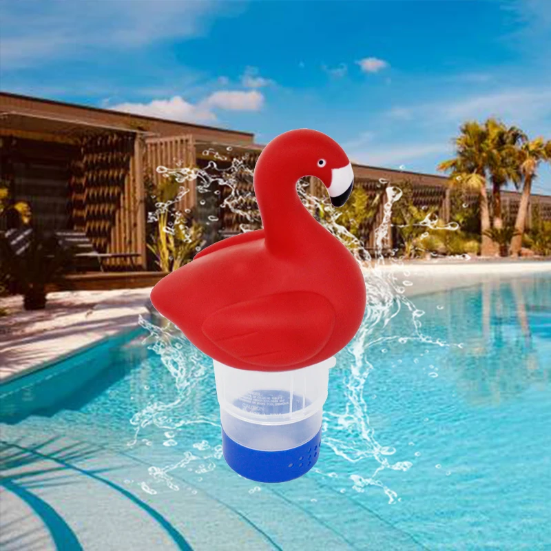 New Arrival Red Convenient Accuracy of placement Pool Floating Float Swimming Pool Chlorine Dispenser