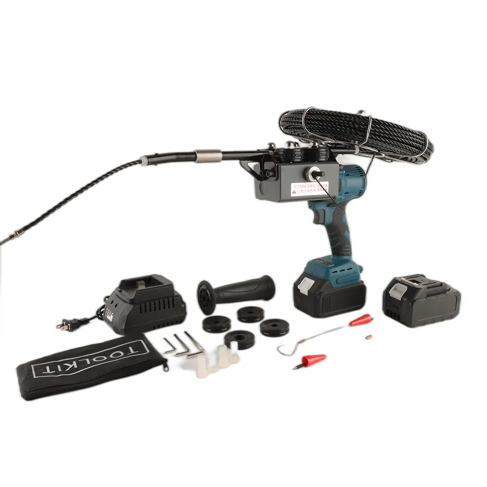 Automatic Electric Charging Threading Stringing Electrician Machine Steel Wire