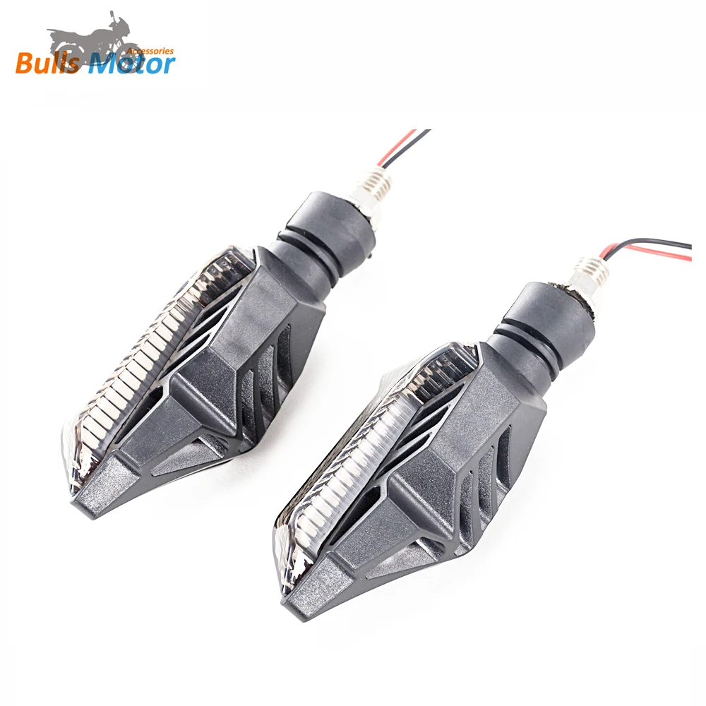 Sprite Beast style 12v motorcycle modified turning signals light Flowing water style Super bright waterproof Amber led turn lamp